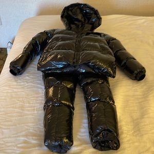 Like NEW Kids Size 8 Moncler Water Resistant Snow Suit. Worn 2X. Purchased 11/21